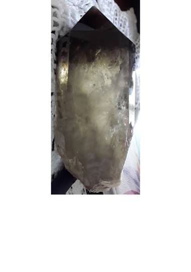 Black Tipped Smokey Citrine Point (2029)